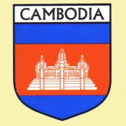Cambodia Flag Country Flag Cambodia Decal Sticker