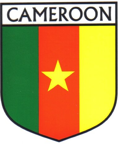 Image 1 of Cameroon Flag Country Flag Cameroon Decal Sticker