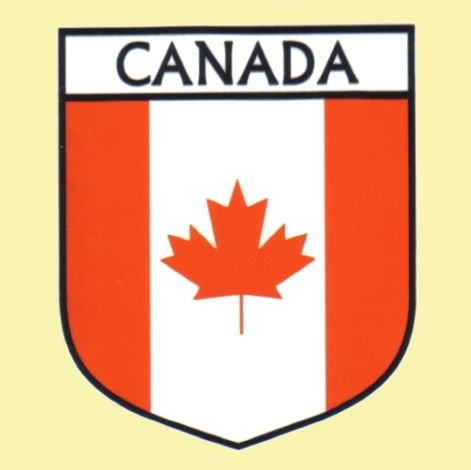 Image 0 of Canada Flag Country Flag Canada Decals Stickers Set of 3