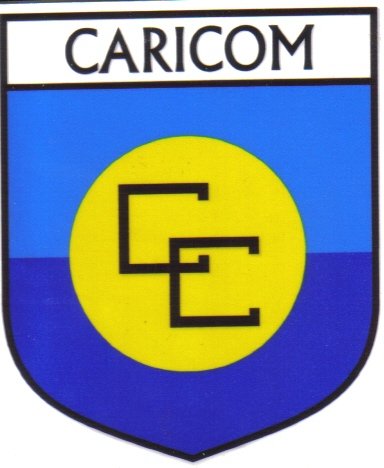 Image 1 of Caricom Flag Country Flag Caricom Decals Stickers Set of 3