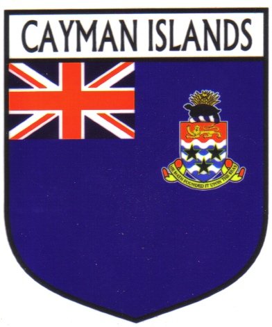 Image 1 of Cayman Islands Flag Country Flag Cayman Islands Decals Stickers Set of 3