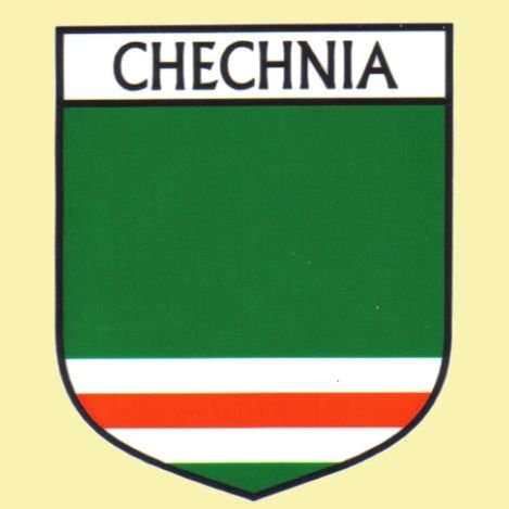 Image 0 of Chechnia Flag Country Flag Chechnia Decal Sticker