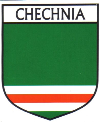 Image 1 of Chechnia Flag Country Flag Chechnia Decal Sticker