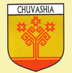 Chuvashia Flag Country Flag Chuvashia Decal Sticker