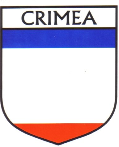 Image 1 of Crimea Flag Country Flag Crimea Decals Stickers Set of 3