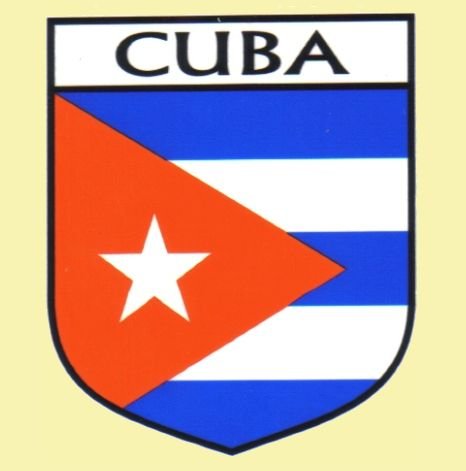 Image 0 of Cuba Flag Country Flag Cuba Decal Sticker