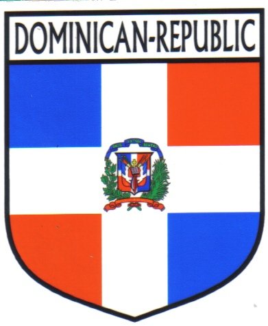 Image 1 of Dominican-Republic Flag Country Flag Dominican-Republic Decals Stickers Set of 3