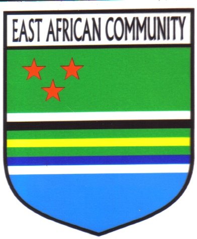 Image 1 of East African Community Flag Country Flag East African Decal Sticker