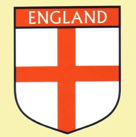 Image 0 of England Flag Country Flag England Decals Stickers Set of 3