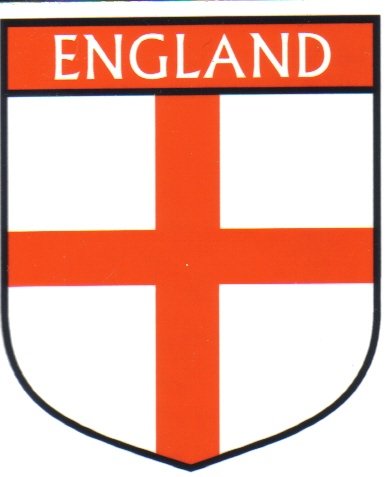 Image 1 of England Flag Country Flag England Decals Stickers Set of 3