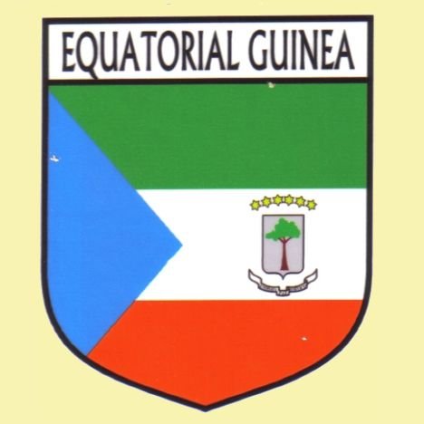 Image 0 of Equatorial Guinea Flag Country Flag Equatorial Guinea Decals Stickers Set of 3