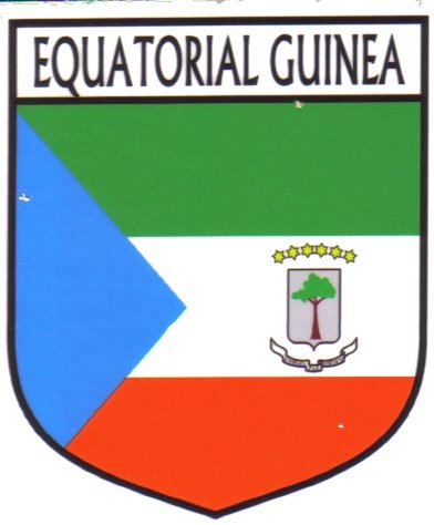 Image 1 of Equatorial Guinea Flag Country Flag Equatorial Guinea Decals Stickers Set of 3