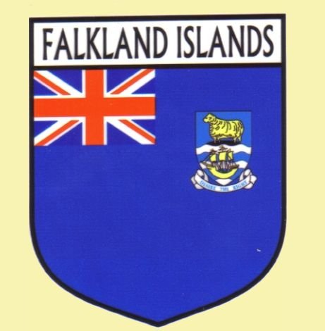 Image 0 of Falkland Islands Flag Country Flag Falkland Islands Decals Stickers Set of 3