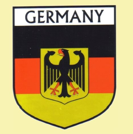 Image 0 of Germany 1 Flag Country Flag Germany 1 Decals Stickers Set of 3