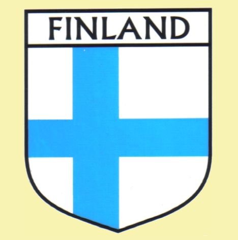 Image 0 of Finland Flag Country Flag Finland Decal Sticker