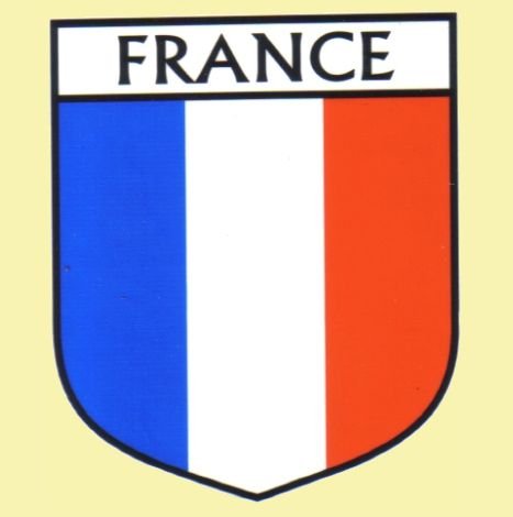 Image 0 of France Flag Country Flag France Decal Sticker