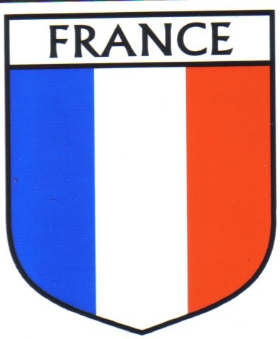 Image 1 of France Flag Country Flag France Decal Sticker