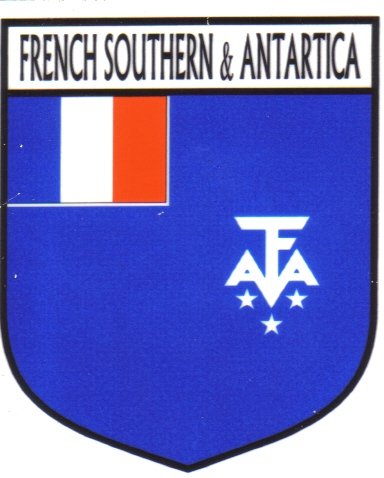 Image 1 of French Southern Flag Country Flag French Southern Decals Stickers Set of 3