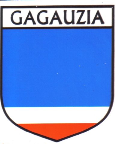 Image 1 of Gagauzia Flag Country Flag Gagauzia Decals Stickers Set of 3