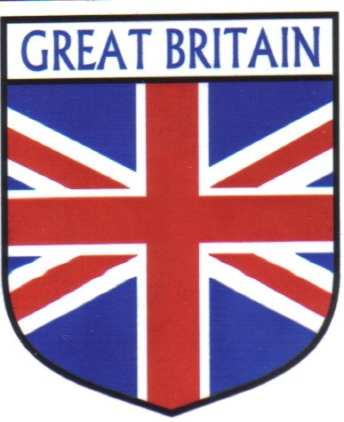 Image 1 of Great Britain Flag Country Flag Great Britain Decals Stickers Set of 3