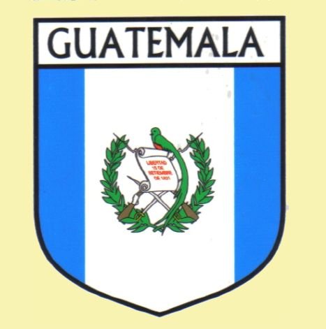 Image 0 of Guatemala Flag Country Flag Guatemala Decals Stickers Set of 3