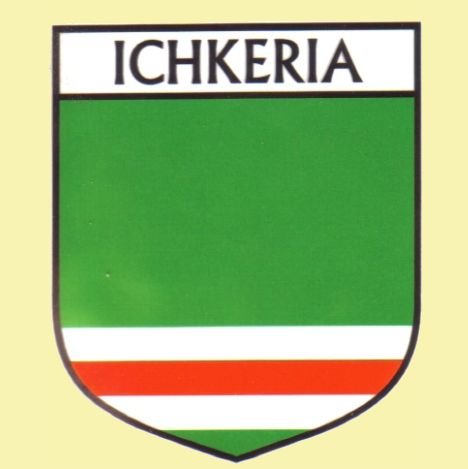 Image 0 of Ichkeria Flag Country Flag Ichkeria Decals Stickers Set of 3