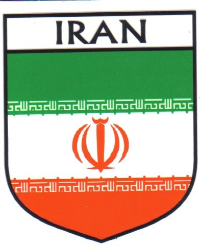 Image 1 of Iran Flag Country Flag Iran Decal Sticker