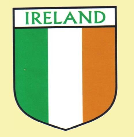 Image 0 of Ireland Flag Country Flag Ireland Decals Stickers Set of 3