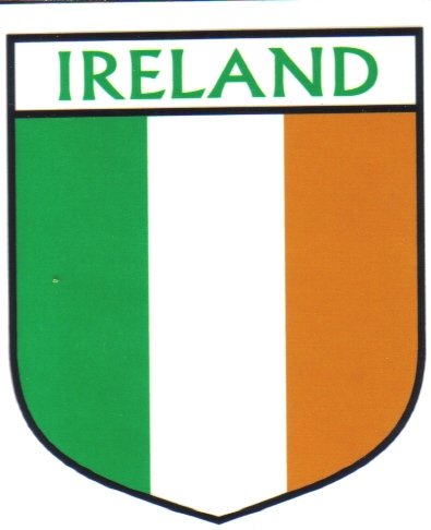 Image 1 of Ireland Flag Country Flag Ireland Decals Stickers Set of 3