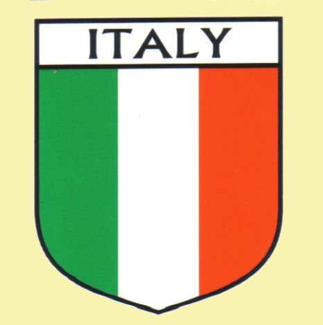 Image 0 of Italy Flag Country Flag Italy Decals Stickers Set of 3