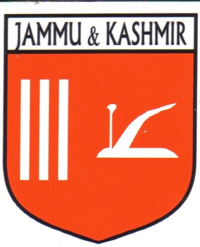 Image 1 of Jammu And Kashmir Flag Country Flag Jammu And Kashmir Decals Stickers Set of 3