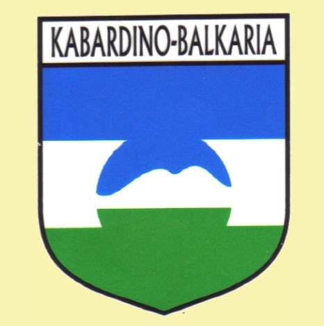 Image 0 of Kabardino-Balkaria Flag Country Flag Kabardino-Balkaria Decal Sticker