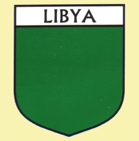 Image 0 of Libya Flag Country Flag Libya Decals Stickers Set of 3