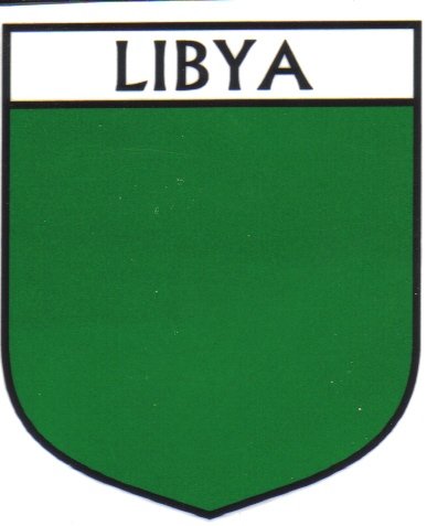 Image 1 of Libya Flag Country Flag Libya Decals Stickers Set of 3