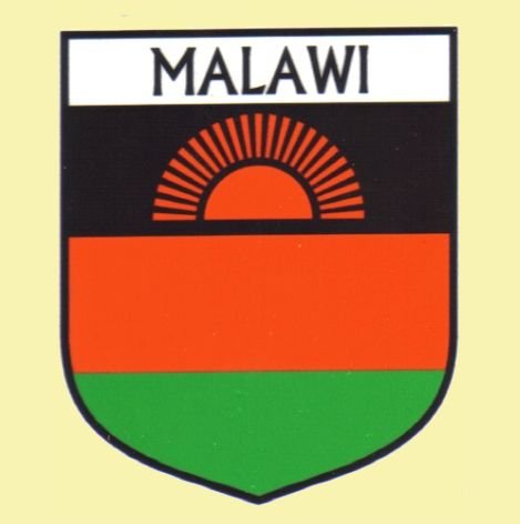 Image 0 of Malawi Flag Country Flag Malawi Decals Stickers Set of 3