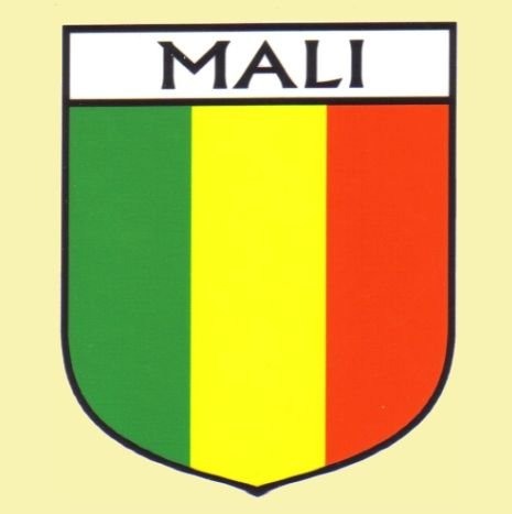 Image 0 of Mali Flag Country Flag Mali Decal Sticker