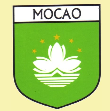 Image 0 of Mocao Flag Country Flag Mocao Decal Sticker