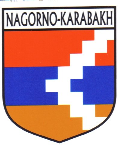 Image 1 of Nagorno-Karabakh Flag Country Flag Nagorno-Karabakh Decal Sticker