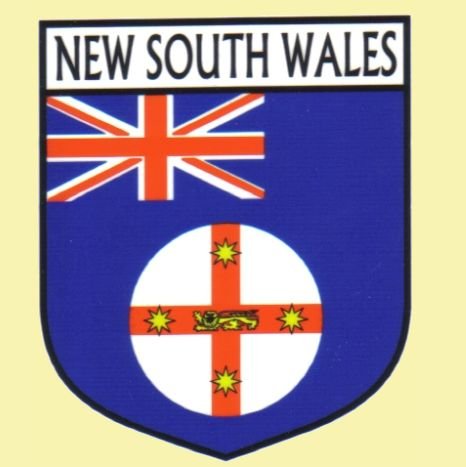 Image 0 of New South Wales Flag County Flag of New South Wales Decal Sticker