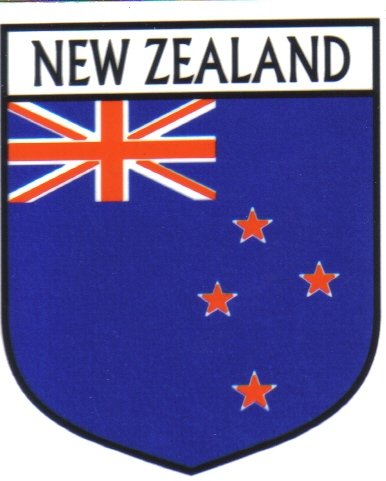 Image 1 of New Zealand Flag Country Flag New Zealand Decal Sticker