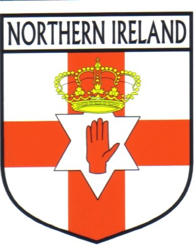 Image 1 of Northern Ireland Flag Country Flag Northern Ireland Decal Sticker