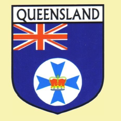 Image 0 of Queensland Flag County Flag of Queensland Decal Sticker