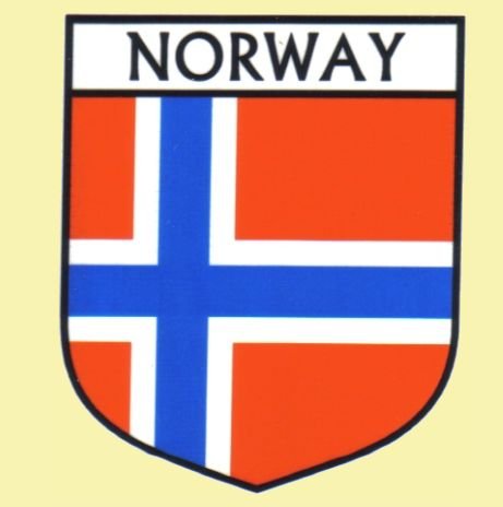Image 0 of Norway Flag Country Flag Norway Decal Sticker