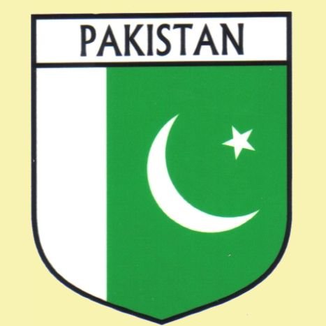 Image 0 of Pakistan Flag Country Flag Pakistan Decals Stickers Set of 3