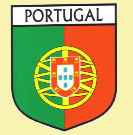 Image 0 of Portugal Flag Country Flag Portugal Decals Stickers Set of 3