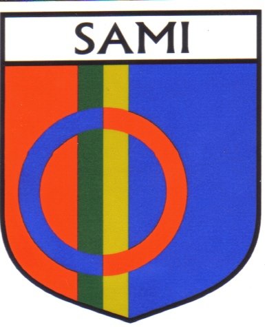 Image 1 of Sami Flag Country Flag Sami Decals Stickers Set of 3