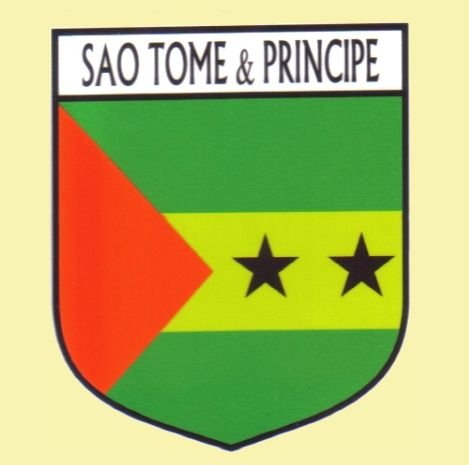 Image 0 of Sao Tome & Principe Flag Country Flag Sao Tome & Principe Decal Sticker