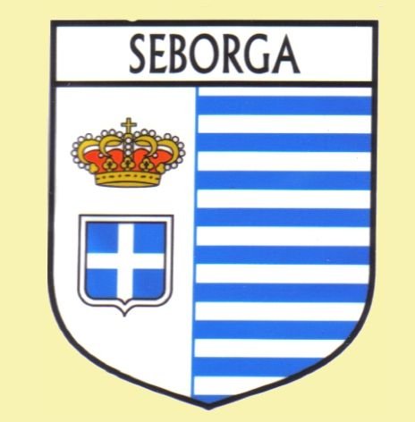 Image 0 of Seborga Flag Country Flag Seborga Decals Stickers Set of 3
