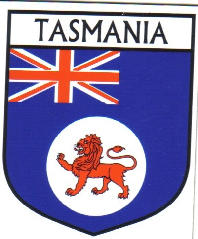 Image 1 of Tasmania Flag State Flag of Tasmania Decals Stickers Set of 3