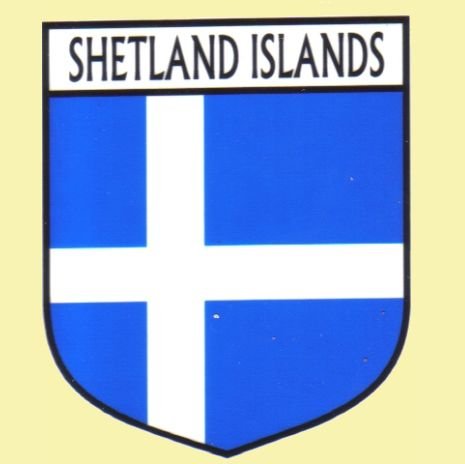 Image 0 of Shetland Islands Flag Country Flag Shetland Islands Decals Stickers Set of 3